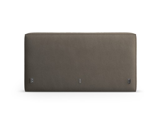 Tablie de pat 180 cm, Micadoni Home, Olivia-206, tesatura boucle, gri maroniu