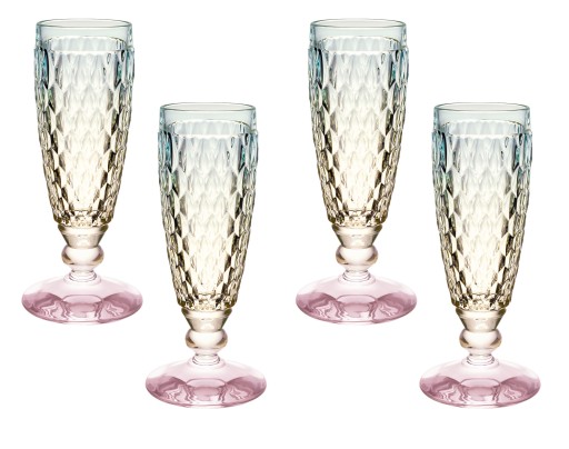 Set pahare sampanie Villeroy & Boch Boston Pearl  4 piese