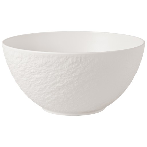 Bol salata Villeroy & Boch Manufacture Rock Blanc 24cm