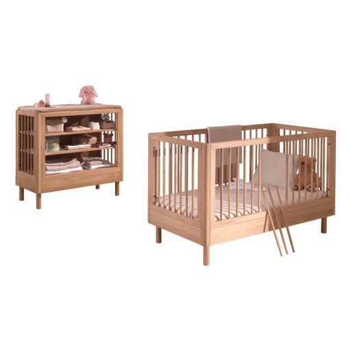 Set de mobilă pentru copii 2 buc. din lemn de stejar Forrest – Vipack