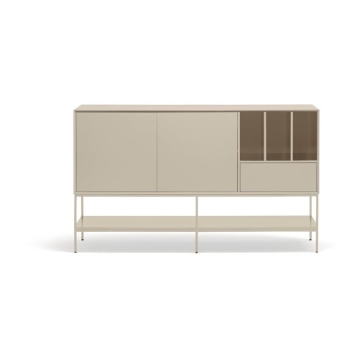 Comodă crem 166x98x45 cm Platt – Teulat