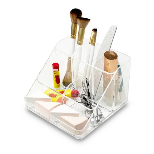 Organizator de baie pentru cosmetice din plastic – Addis