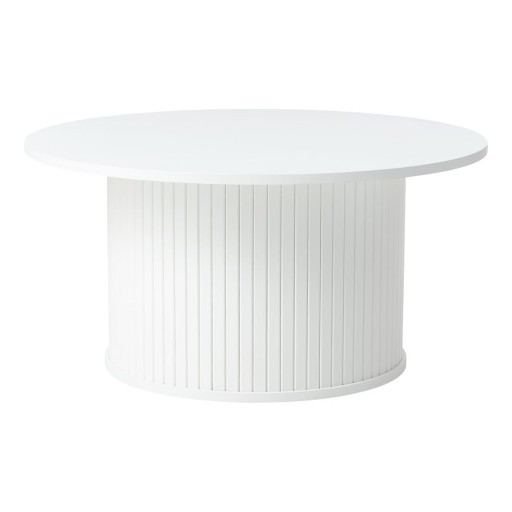 Măsuță de cafea albă rotundă Nola – Unique Furniture