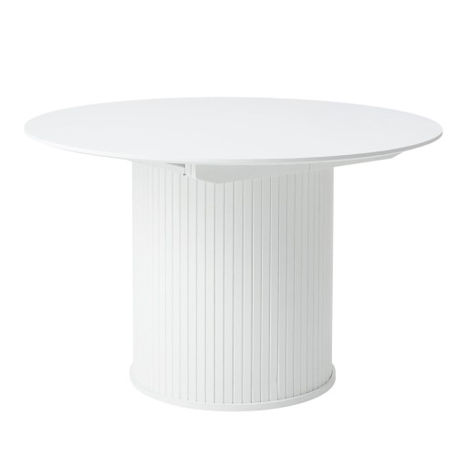 Masă de dining rotundă extensibilă cu blat suplimentar ø 120 cm Nola – Unique Furniture