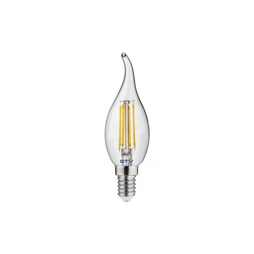 Bec cu filament E14, cu lumină albă caldă 4 W – GTV
