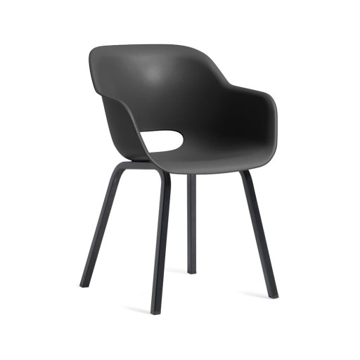 Scaune de grădină gri-antracit 2 buc. din metal/din plastic Noa Duo – Keter