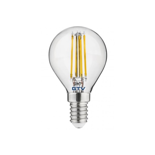 Bec cu filament E14, cu lumină neutră 4 W – GTV