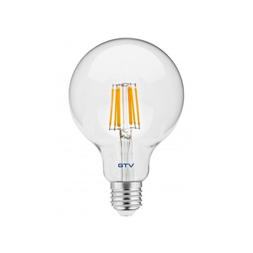 Bec cu filament E27, cu lumină neutră 8 W – GTV