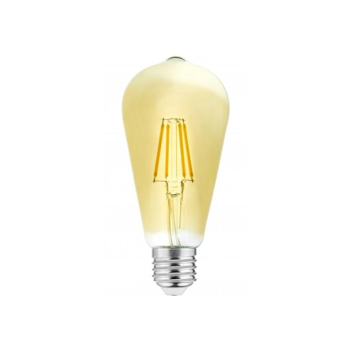 Bec cu filament E27, cu lumină albă caldă 4 W – GTV