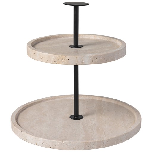 Platou etajat Villeroy & Boch Manufacture Travertine 24.5cm