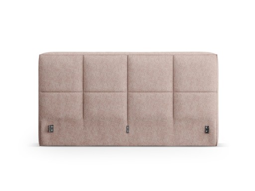 Tablie de pat 180 cm, Micadoni Home, Darren-201, tesatura structurata chenille, roz melange
