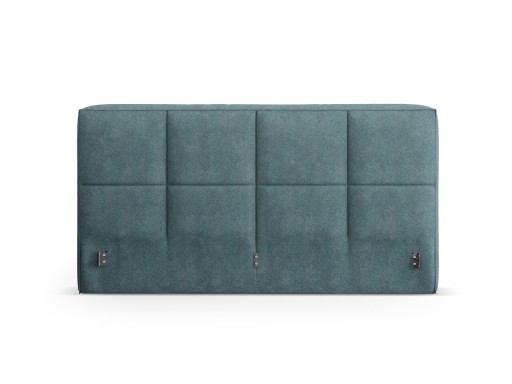 Tablie de pat 200 cm, Micadoni Home, Darren-201, tesatura structurata chenille, verde albastrui melange