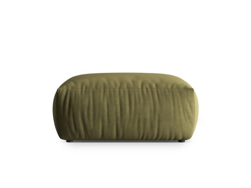 Taburet, Chris-184, Micadoni Home, 100x85x43 cm, catifea, verde deschis
