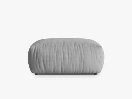 Taburet, Chris-259, Micadoni Home, 100x85x43 cm, tesatura structurata chenille, natural