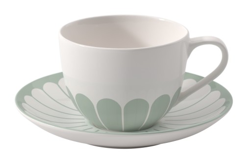 Ceasca si farfuriuta cafea Villeroy & Boch Fleur Vert