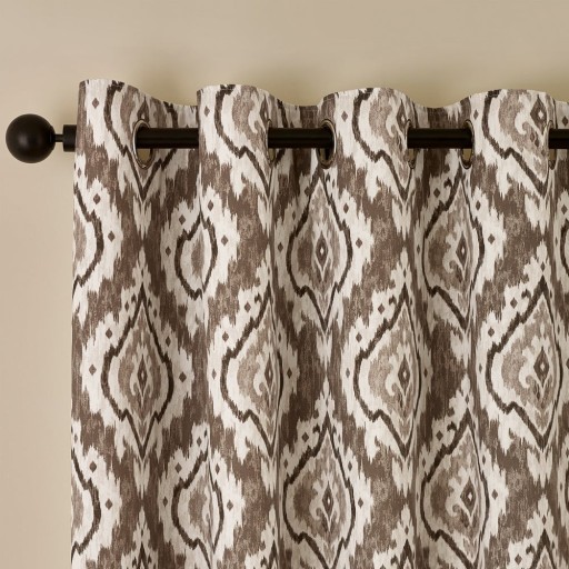 Draperii maro 2 buc. 229x229 cm Suri Geo – Pineapple Elephant