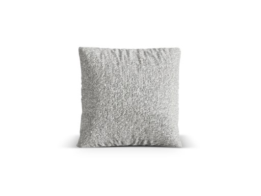 Perna decorativa, Nuria-260, Micadoni Home, 50x50 cm, tesatura boucle, argintiu