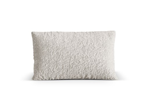 Perna decorativa, Nuria-260, Micadoni Home, 60x40x17 cm, tesatura boucle, gri bej melange