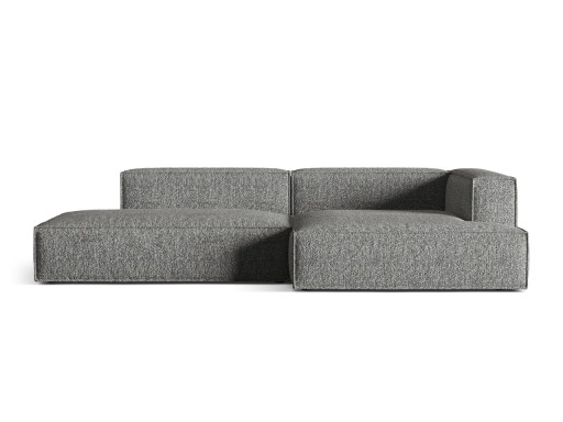Coltar modular dreapta 4 locuri, Nuria-260, Micadoni Home, 312x147x72 cm, tesatura boucle, grafit