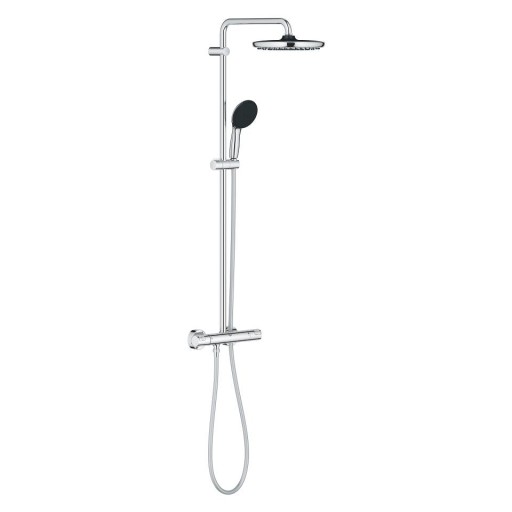 Coloana de dus Grohe Vitalio Start System 250 cu baterie termostatata  crom