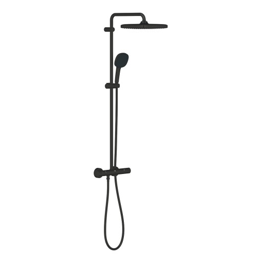 Coloana de dus Grohe Vitalio Start System 250 cu baterie termostatata  101cm  matte black