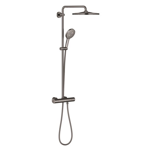 Coloana de dus Grohe Rainshower SmartActive 310 cu baterie termostatata  9 5l/min  hard graphite