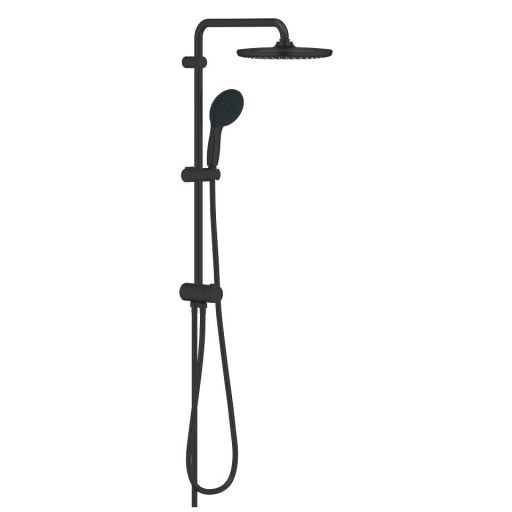 Coloana de dus Grohe Tempesta System 250 3 Flex cu divertor  fara baterie  matte black