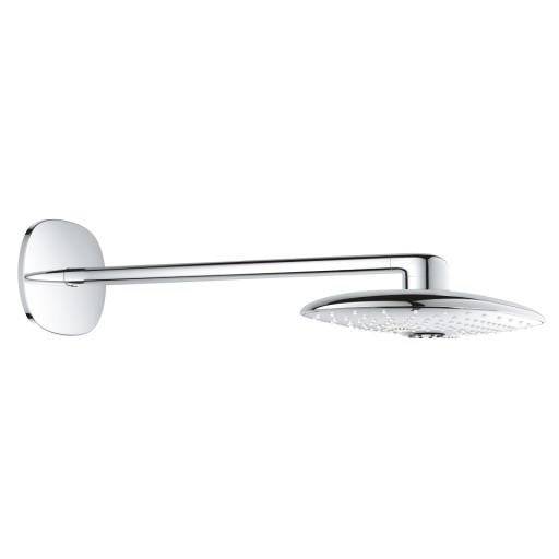 Palarie de dus Grohe Rainshower Duo 360 cu doua jeturi  brat de perete 450m  crom