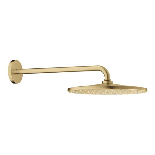 Palarie de dus Grohe Rainshower Mono 310 cu brat de perete 422mm  brushed cool sunrise