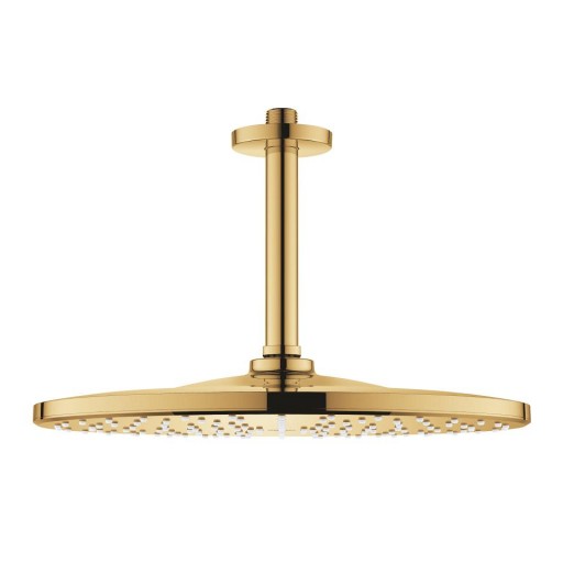 Palarie de dus Grohe Rainshower Mono 310 cu brat de tavan 142mm  9 5l/min  cool sunrise