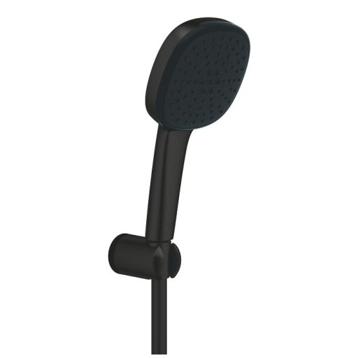 Set de dus Grohe Vitalio Comfort 110 II cu para de dus  furtun si agatatoare de dus  matte black