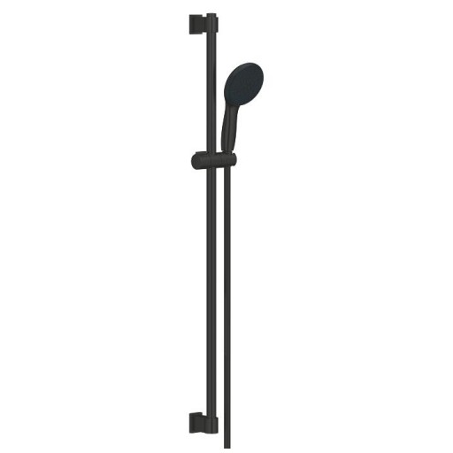 Set de dus Grohe Vitalio Start 110 cu para de dus 2 jet  furtun si bara 90cm  matte black