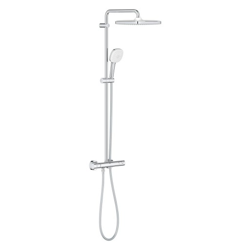 Coloana de dus Grohe Tempesta Cosmopolitan System 250 Cube   baterie termostatata  crom