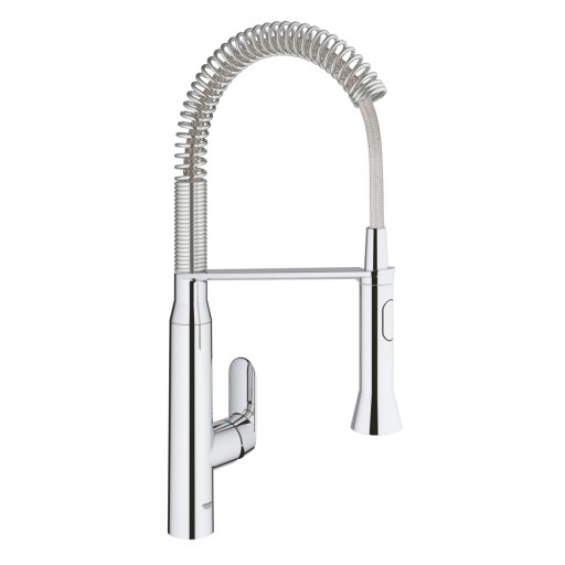 Baterie bucatarie Grohe K7 cu pipa flexibila  crom