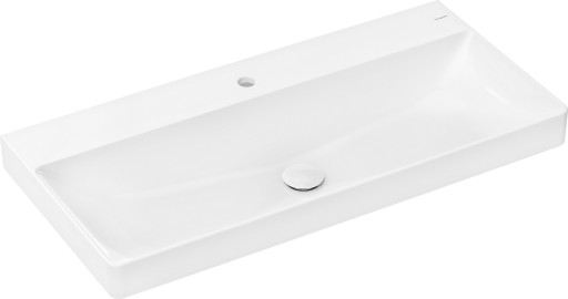 Lavoar Hansgrohe Xelu Q 100x48cm  fara preaplin  montare pe mobilier  SmartClean  alb