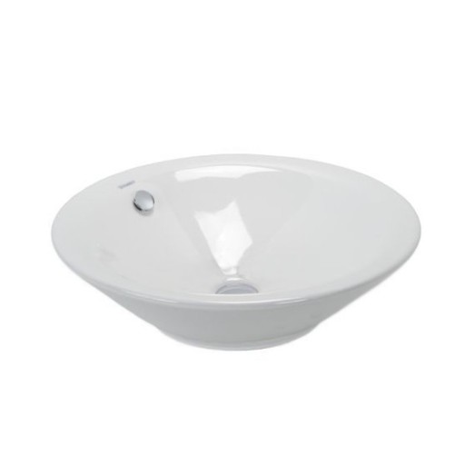 Lavoar tip bol Duravit Starck 1 53cm  fara orificiu baterie  montare pe blat