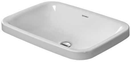 Lavoar Duravit Durastyle 60x43cm  fara orificiu baterie  fara preaplin  montare in blat
