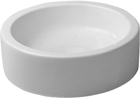 Lavoar tip bol Duravit Starck 1 46cm  fara orificiu baterie  fara preaplin  montare pe blat