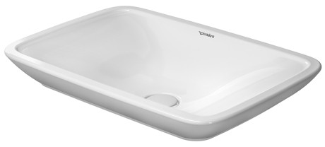 Lavoar tip bol Duravit PuraVida 70cm  ventil ceramic  montare pe blat