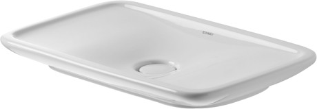 Lavoar Duravit PuraVida 70x42cm  fara orificiu baterie  fara preaplin  montare pe blat