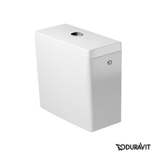 Rezervor asezat Duravit Starck 3 cu mecanism Dual-Flush  alimentare laterala