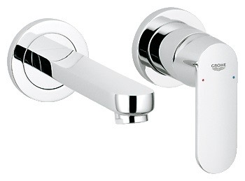 Baterie lavoar Grohe Eurosmart Cosmopolitan de perete  fara ventil  montaj incastrat - parte exterioara  necesita corp ingropat pentru functionare