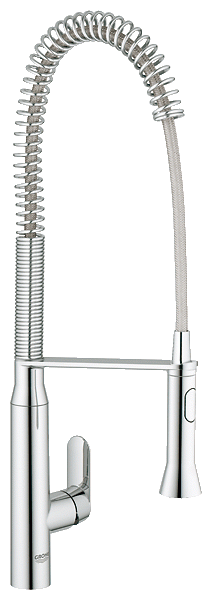 Baterie bucatarie Grohe K7 cu pipa flexibila Profi Spray  crom