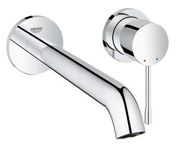Baterie lavoar Grohe Essence New L din 2 elemente  de perete  montaj incastrat  necesita corp ingropat