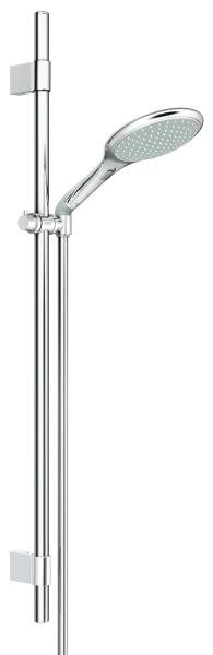 Set de dus Grohe Rainshower Solo 150 cu bara de dus 90cm  furtun 175cm si para de dus cu doua jeturi  crom
