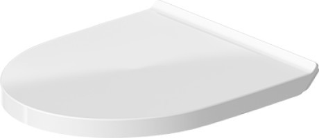 Capac wc Duravit No.1 cu inchidere lenta  balamale metalice  alb