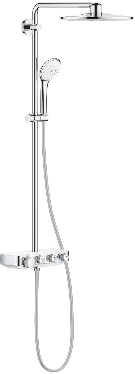 Coloana de dus Grohe Euphoria SmartControl System 310 Duo cu baterie termostatata  moon white