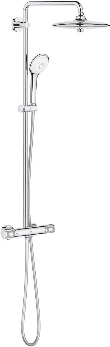 Coloana de dus Grohe Euphoria System 260 cu baterie termostatata  crom