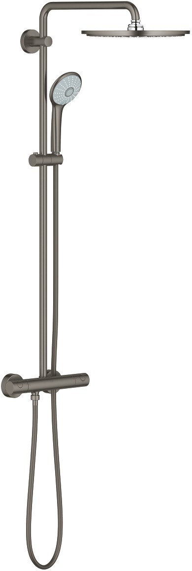 Coloana de dus Grohe Euphoria System 310 cu baterie termostatata  brushed hard graphite