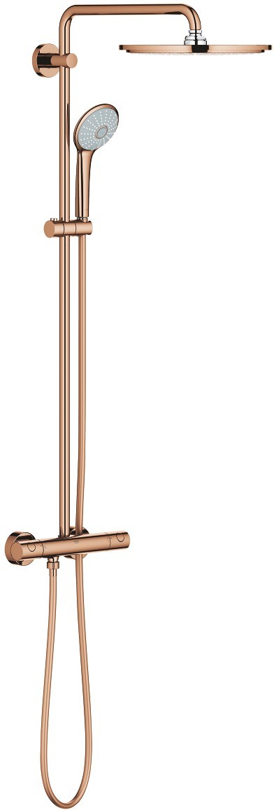 Coloana de dus Grohe Euphoria System 310 cu baterie termostatata  warm sunset